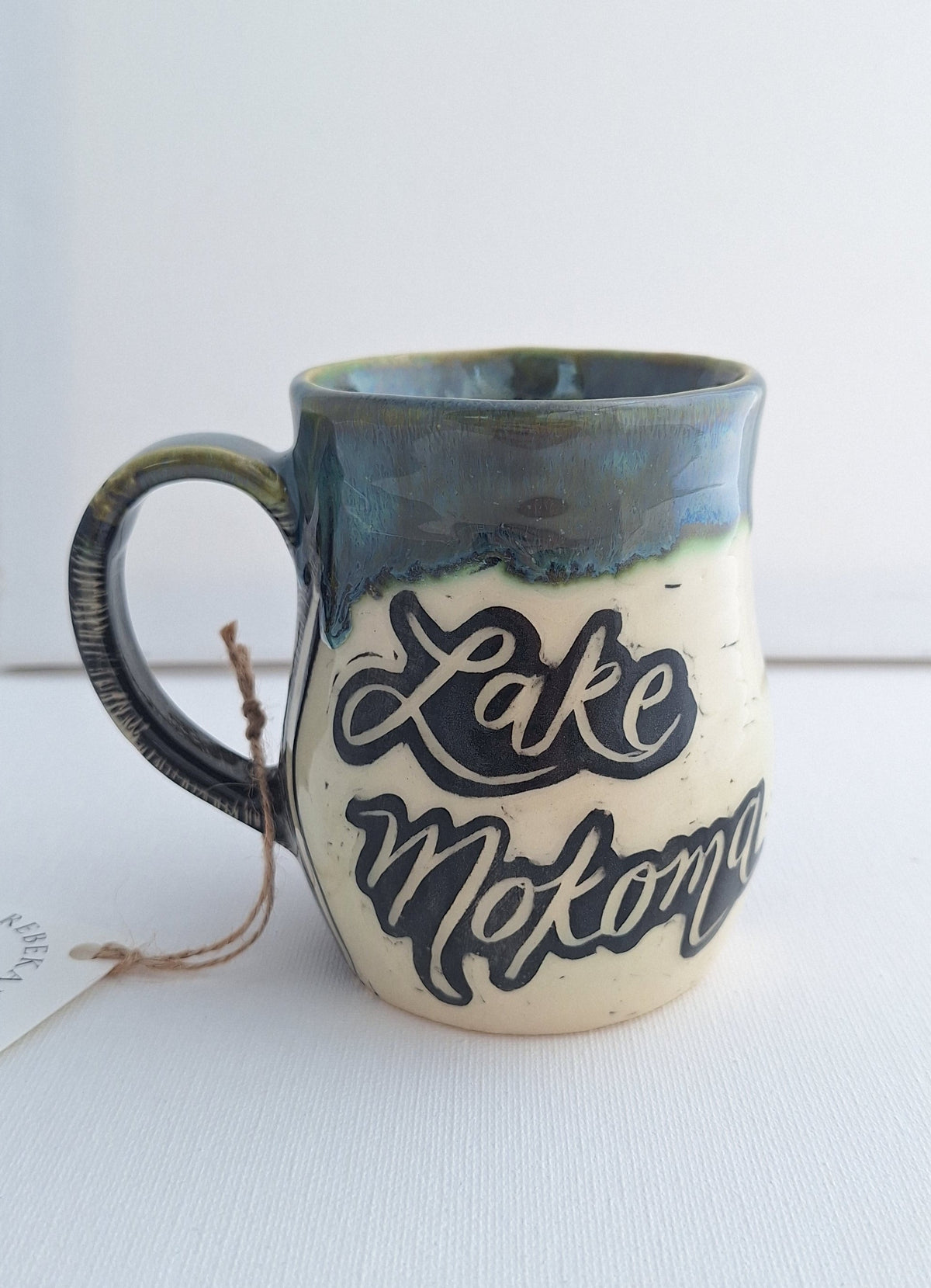*PRE-ORDER* Lake Mokoma Mug - Hand-carved sgraffito