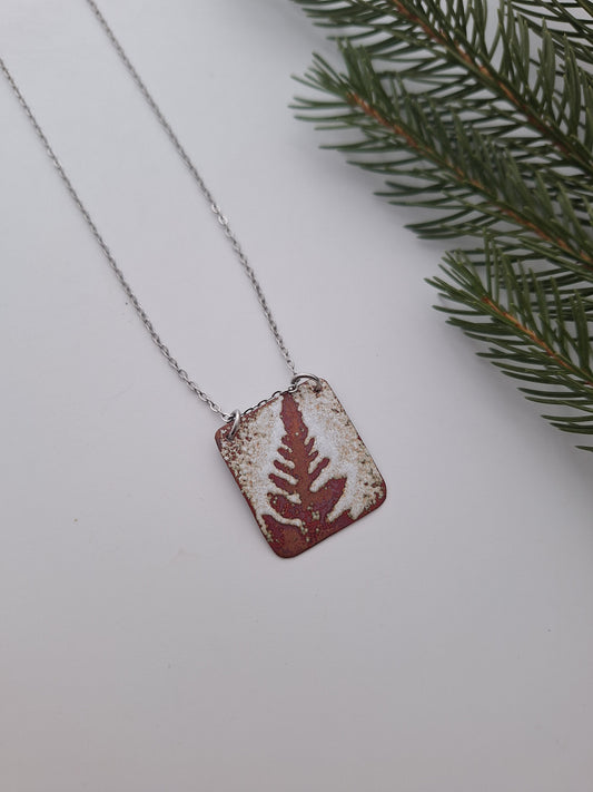 Earthy Fern Necklace