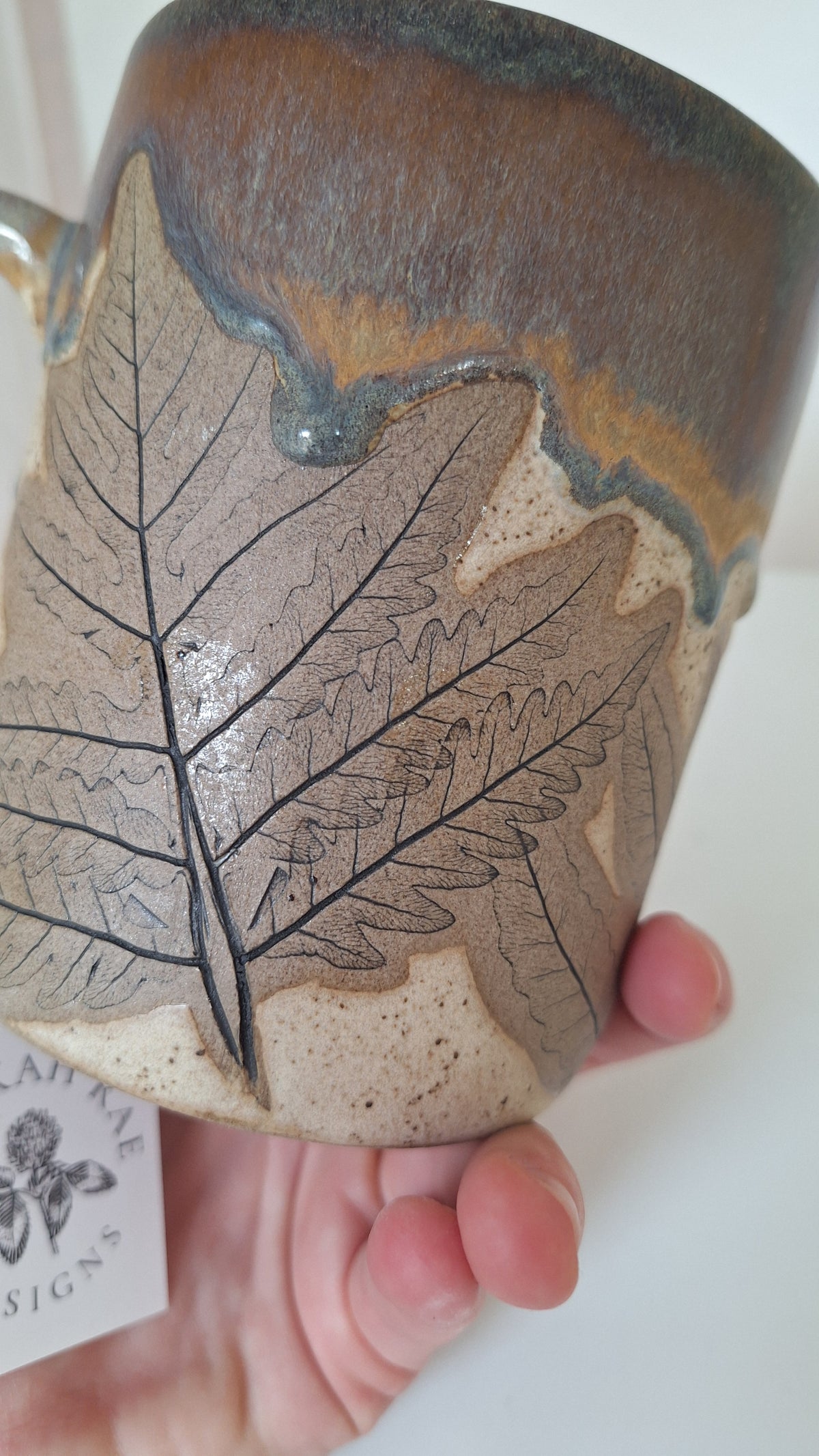 Wild Fern Big Mug - Botanical Imprint