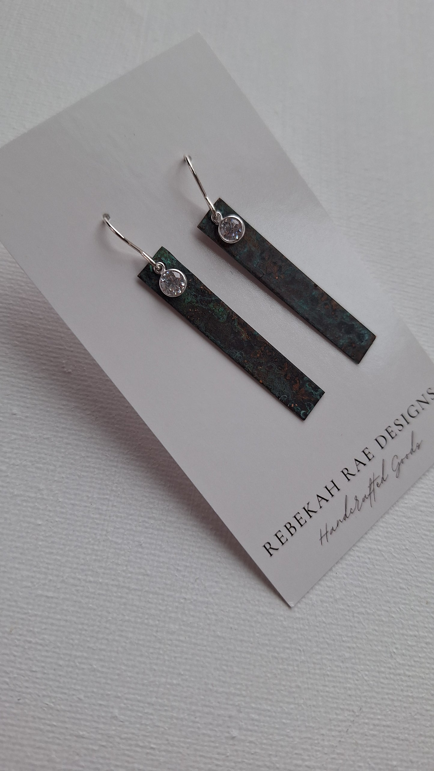 Patina Bar Earrings