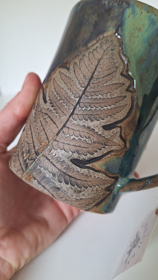 Wild Fern Mug - Botanical Imprint