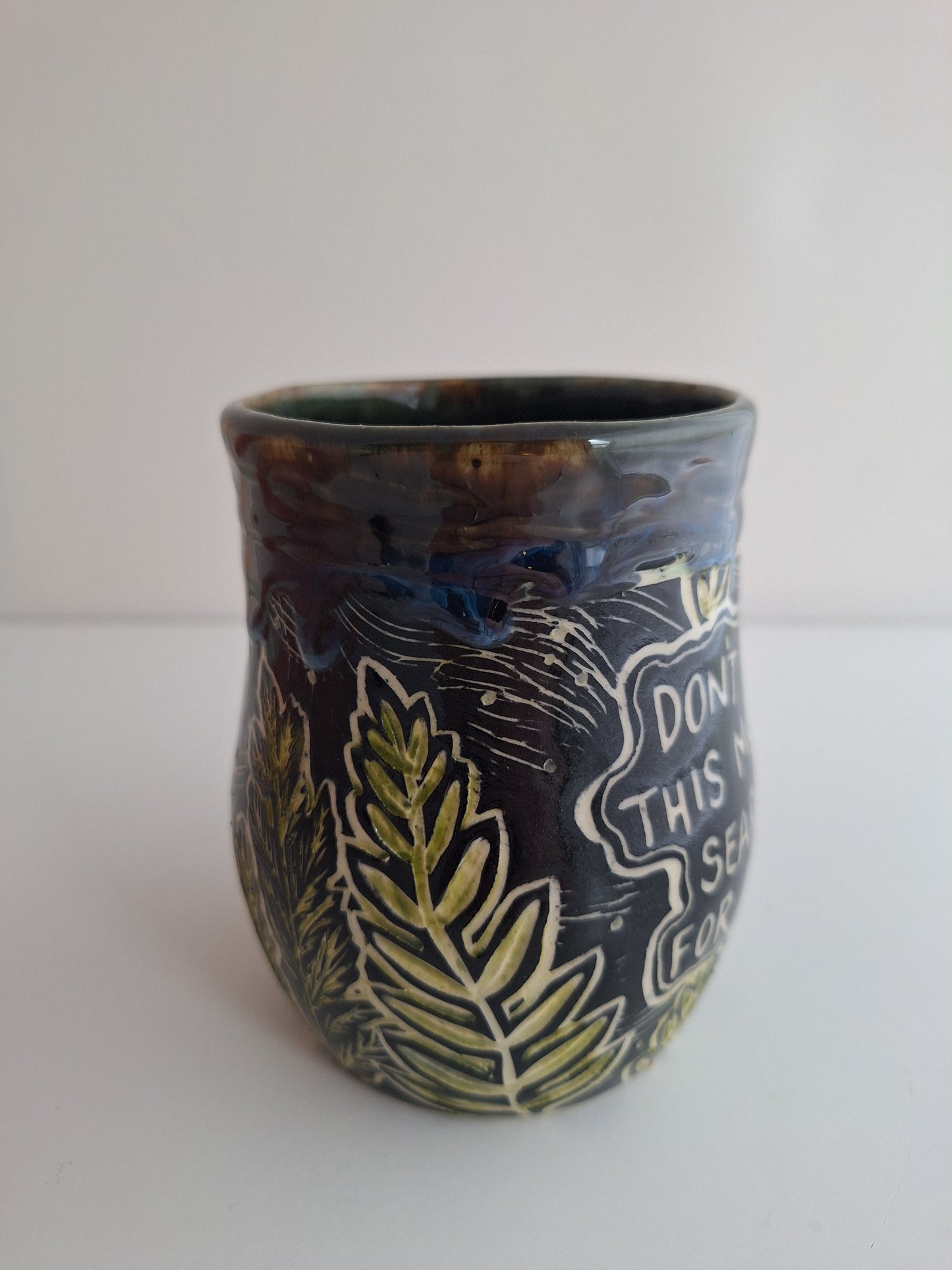 Hand-carved Moments Mug