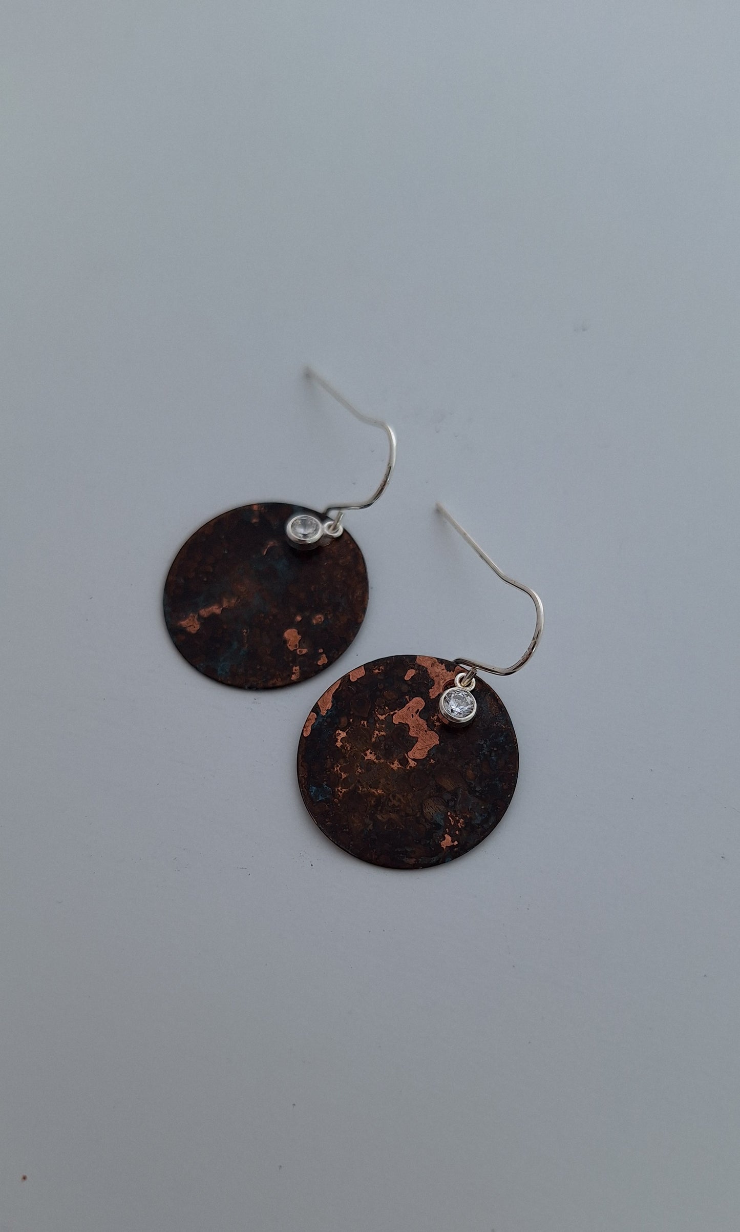 (Copy) Patina Copper & Cross Earrings