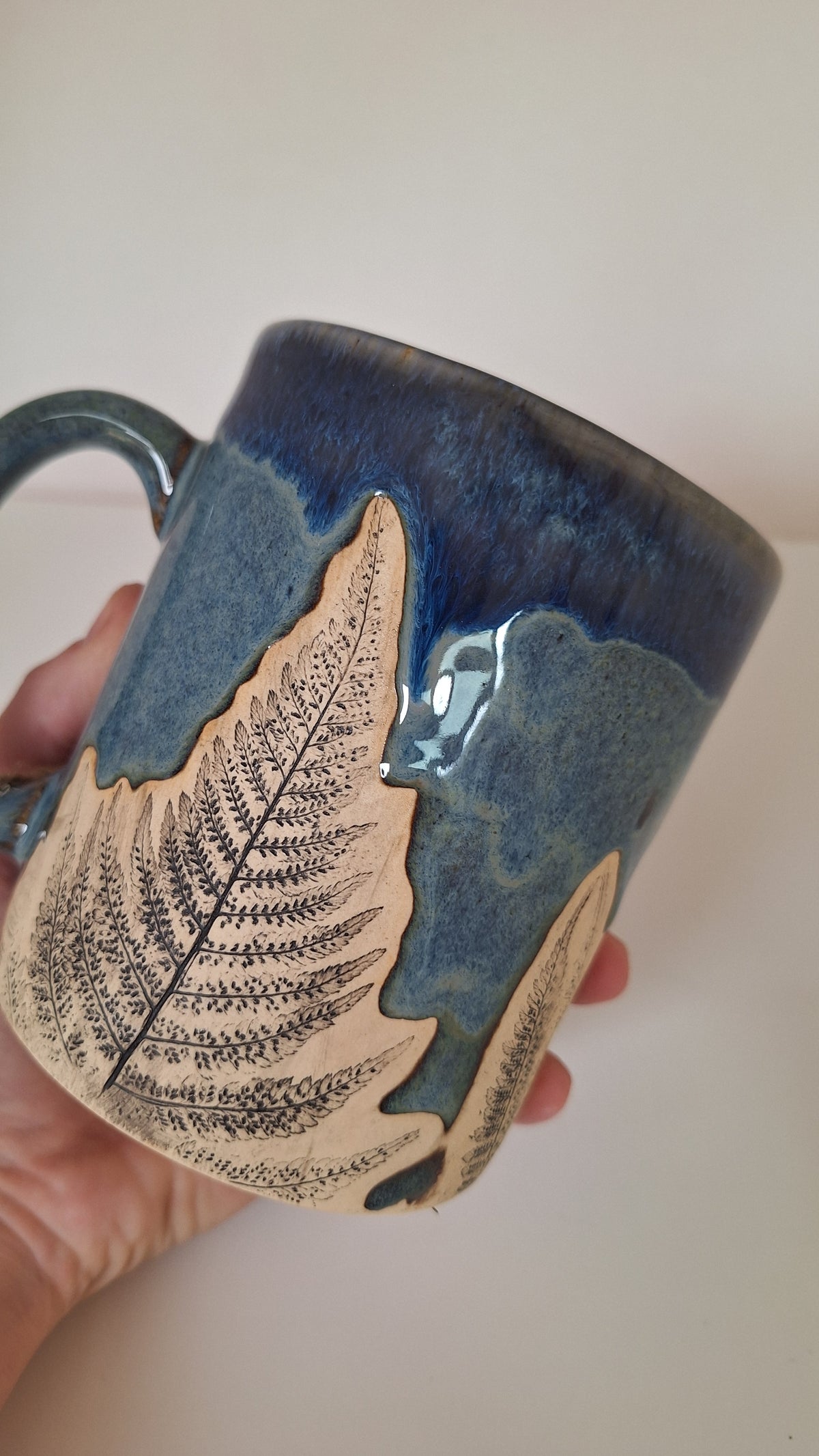 Wild Fern Big Mug - Botanical Imprint