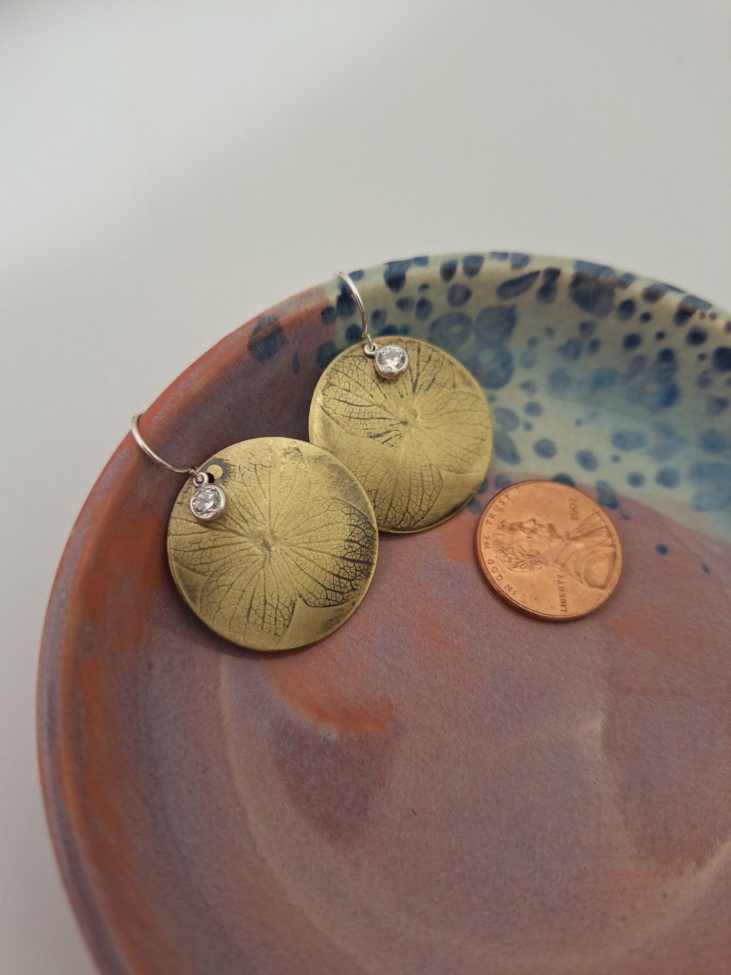 Pressed Hydrangea Earrings