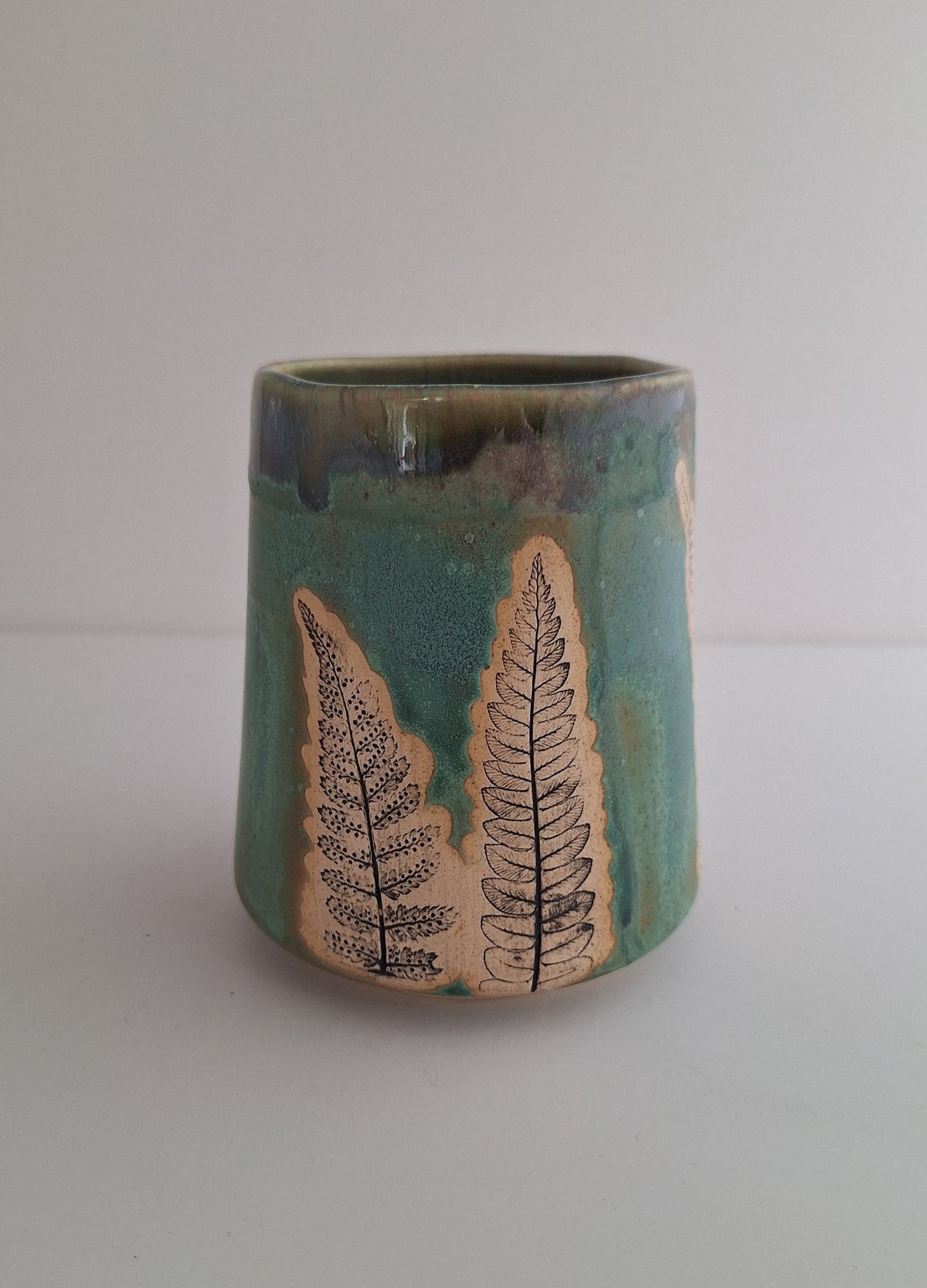Fern Tumbler - Botanical imprint
