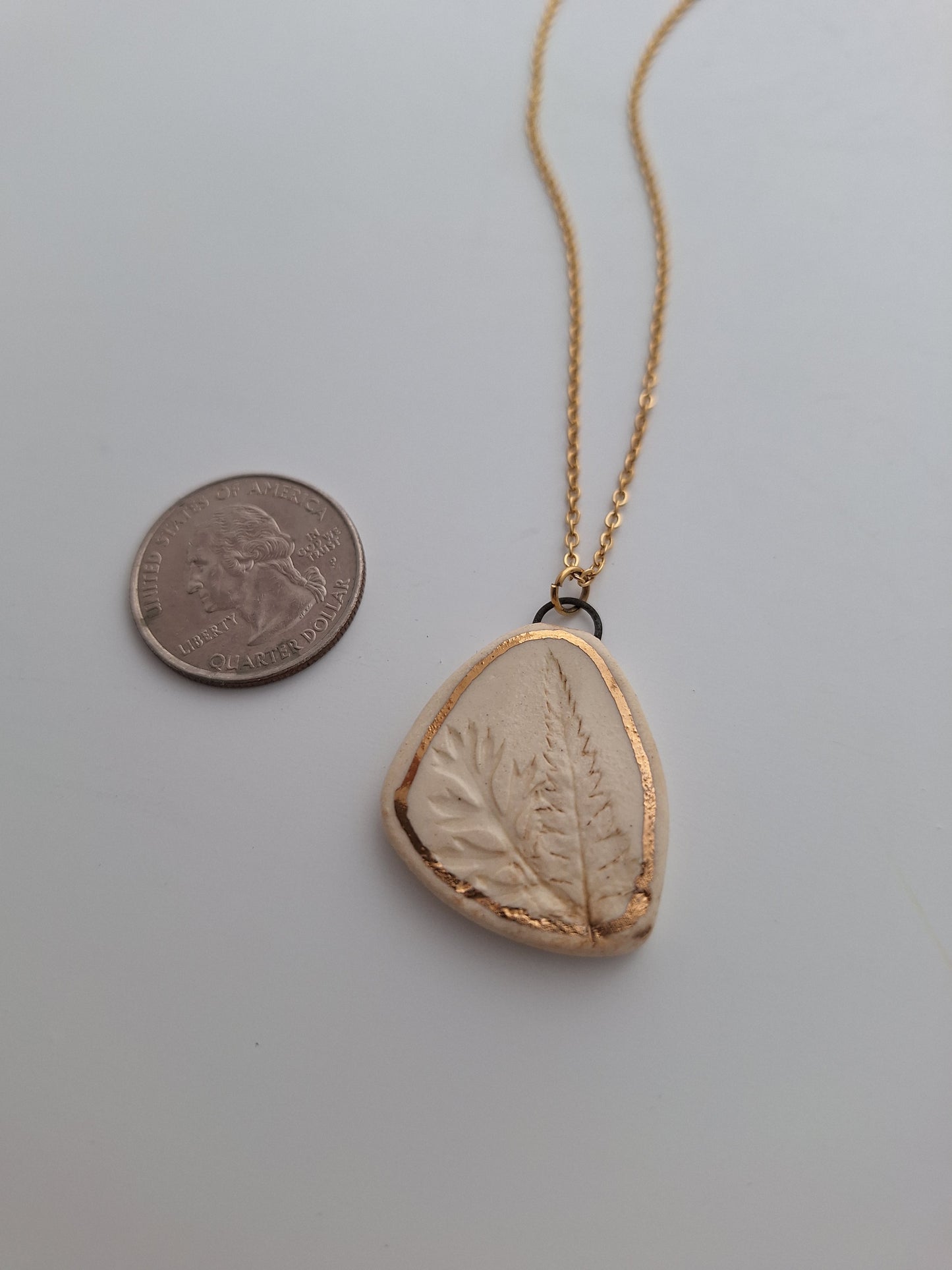 Fern & Flora Ceramic Necklace
