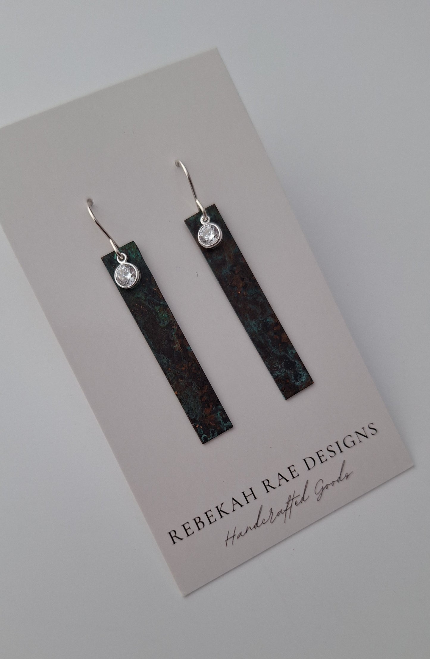 Patina Bar Earrings