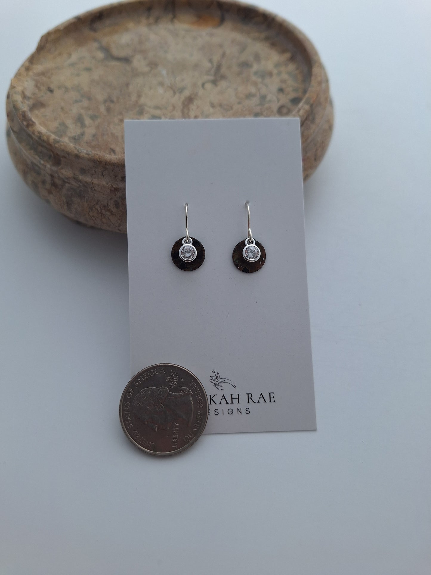 Tiny Moonbeam Earrings