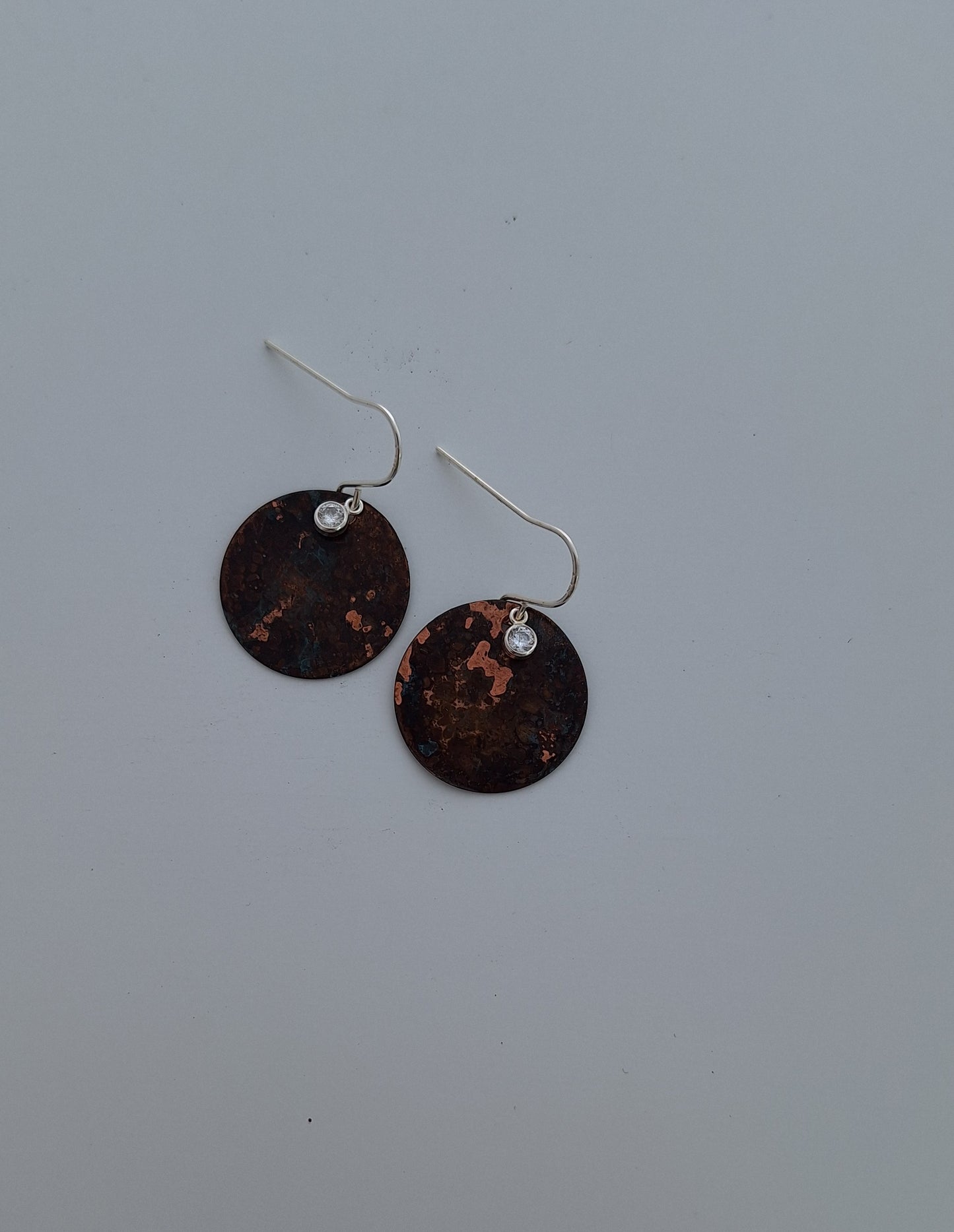 (Copy) Patina Copper & Cross Earrings