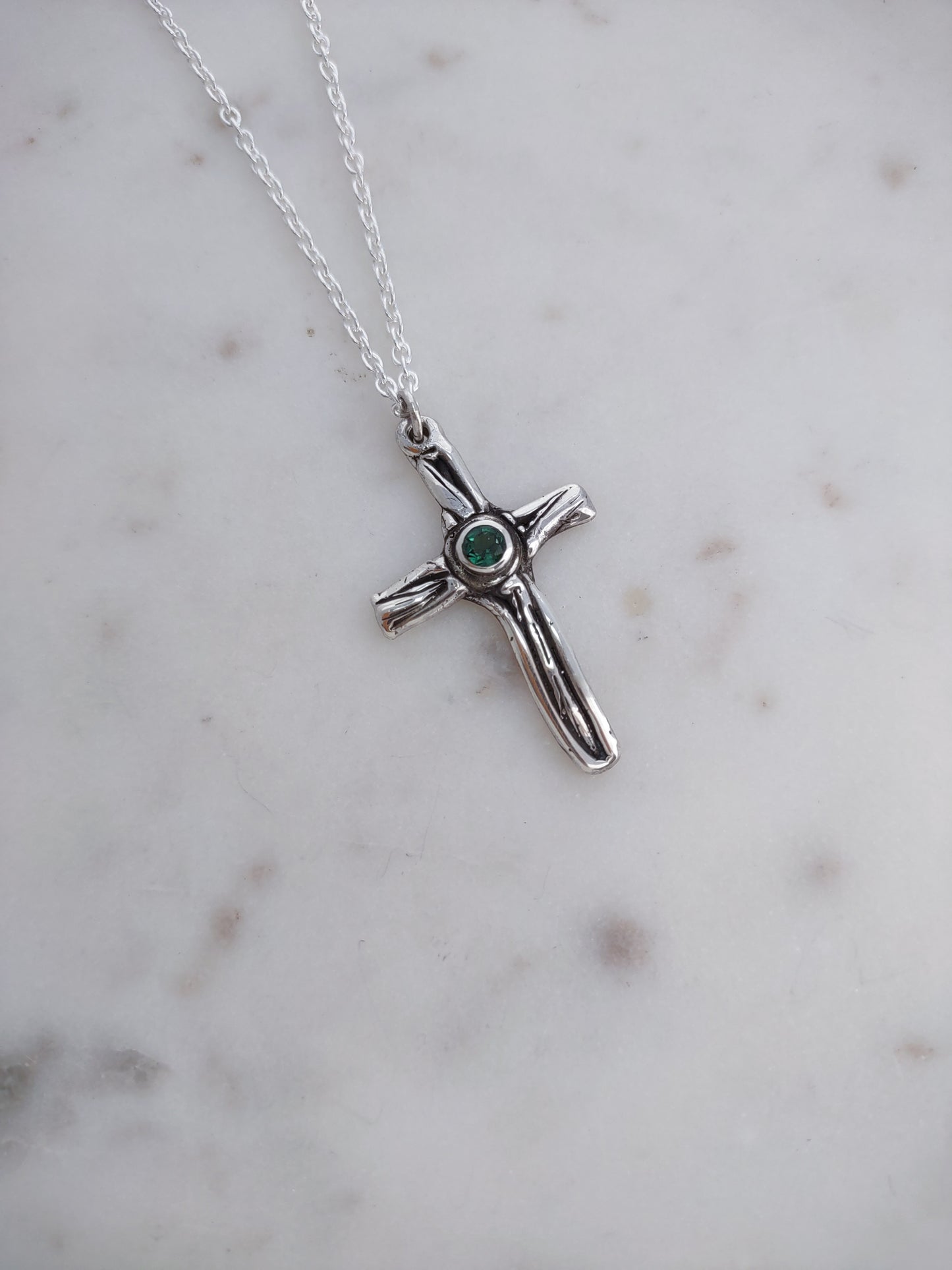 Vine Cross Necklace