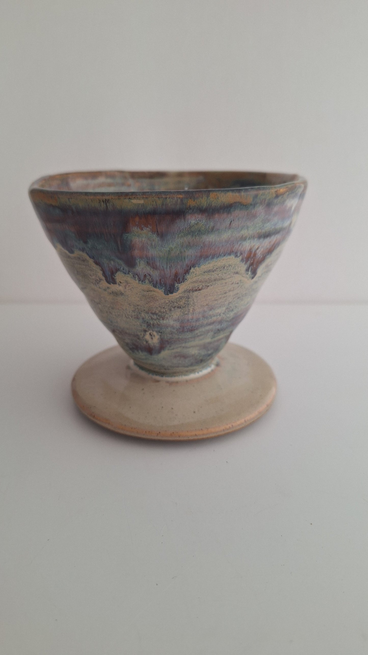 Earthy Pour Over Coffee Dripper, Stoneware