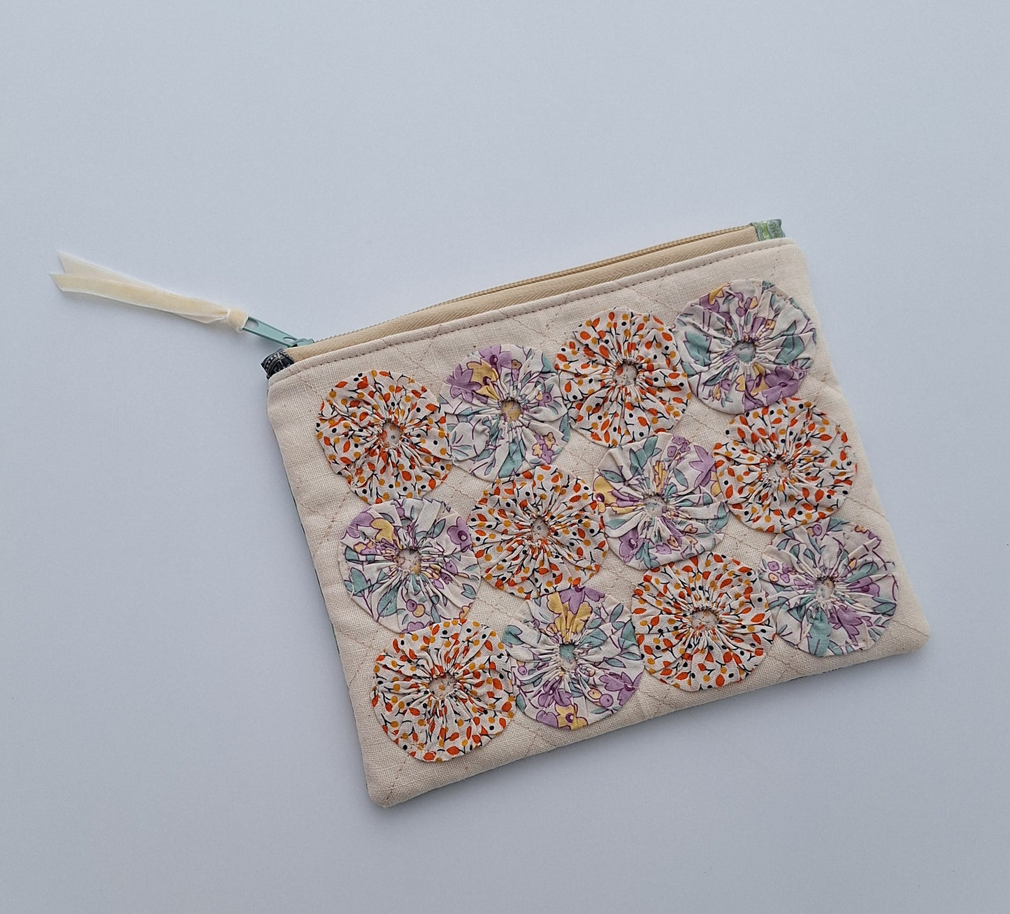 Heirloom Yo-yo Zipper Pouch