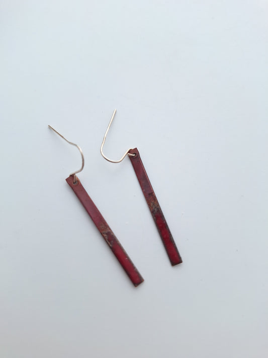 Crimson Earrings
