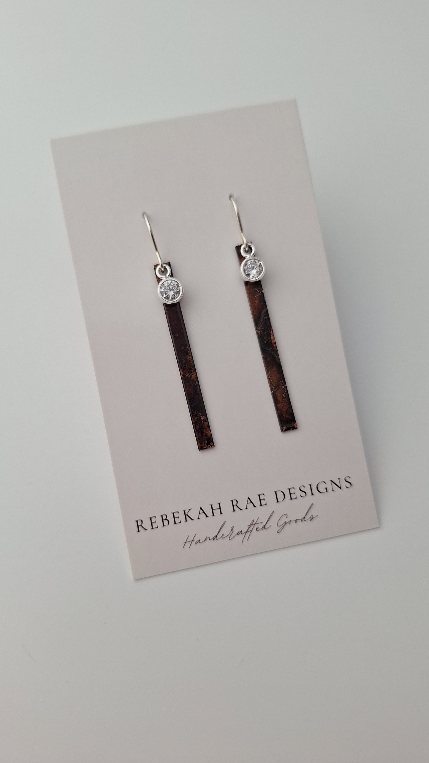 Patina Bar Earrings