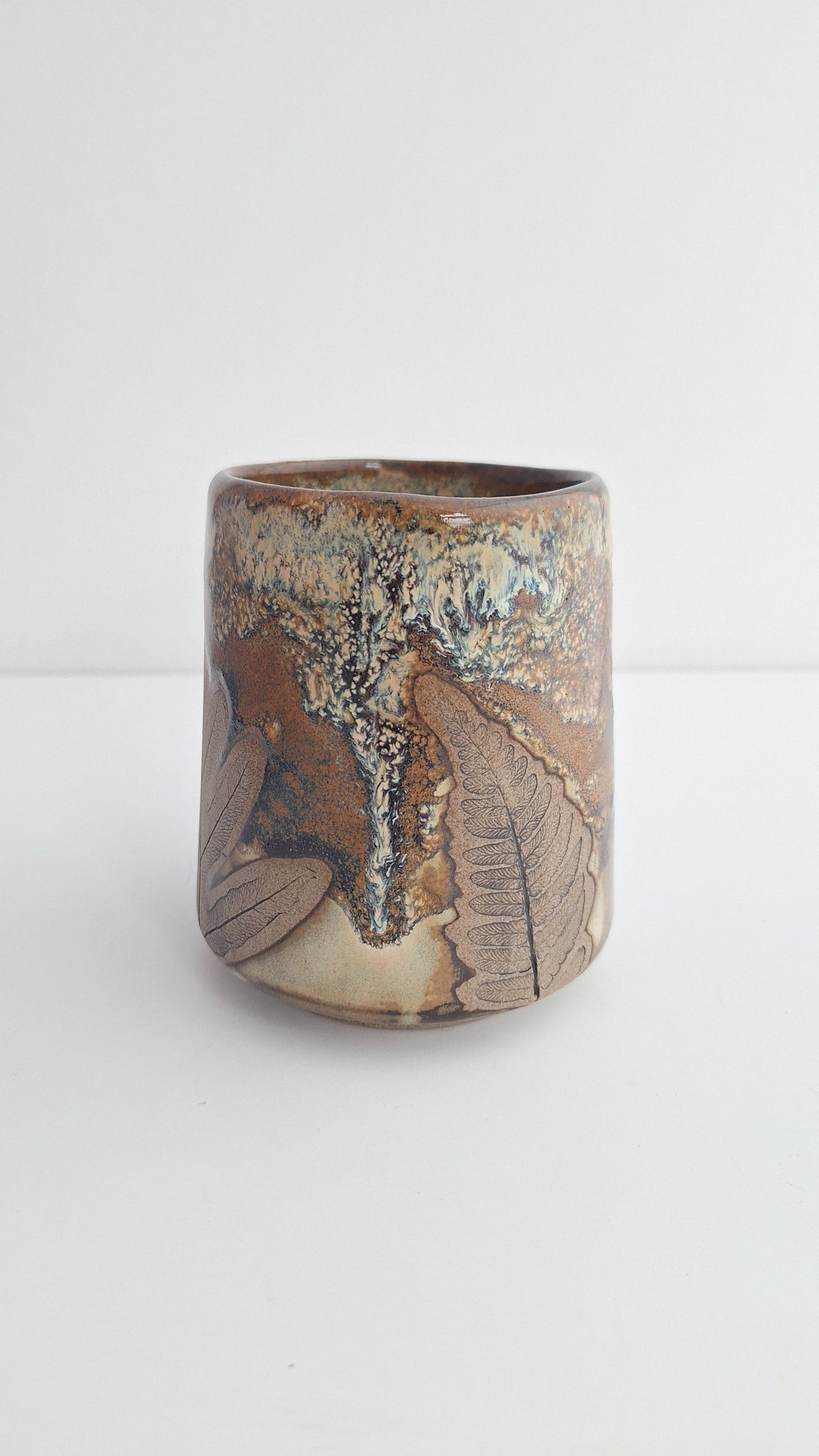 Fern Tumbler - Botanical imprint