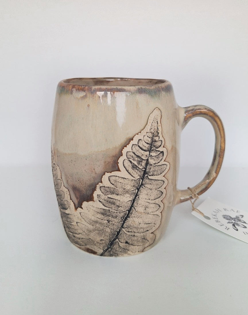 Wild Fern Mug - botanical imprint