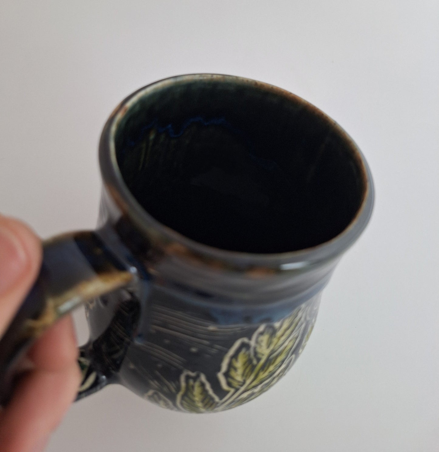 Hand-carved Moments Mug