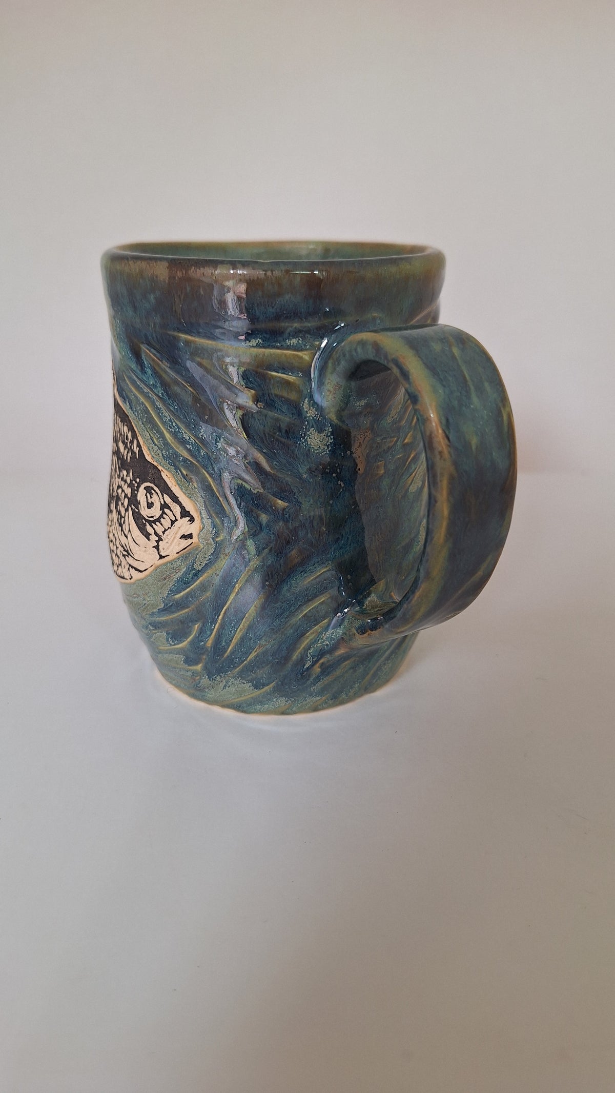 Bluegill Mug - Hand carved / sgraffito