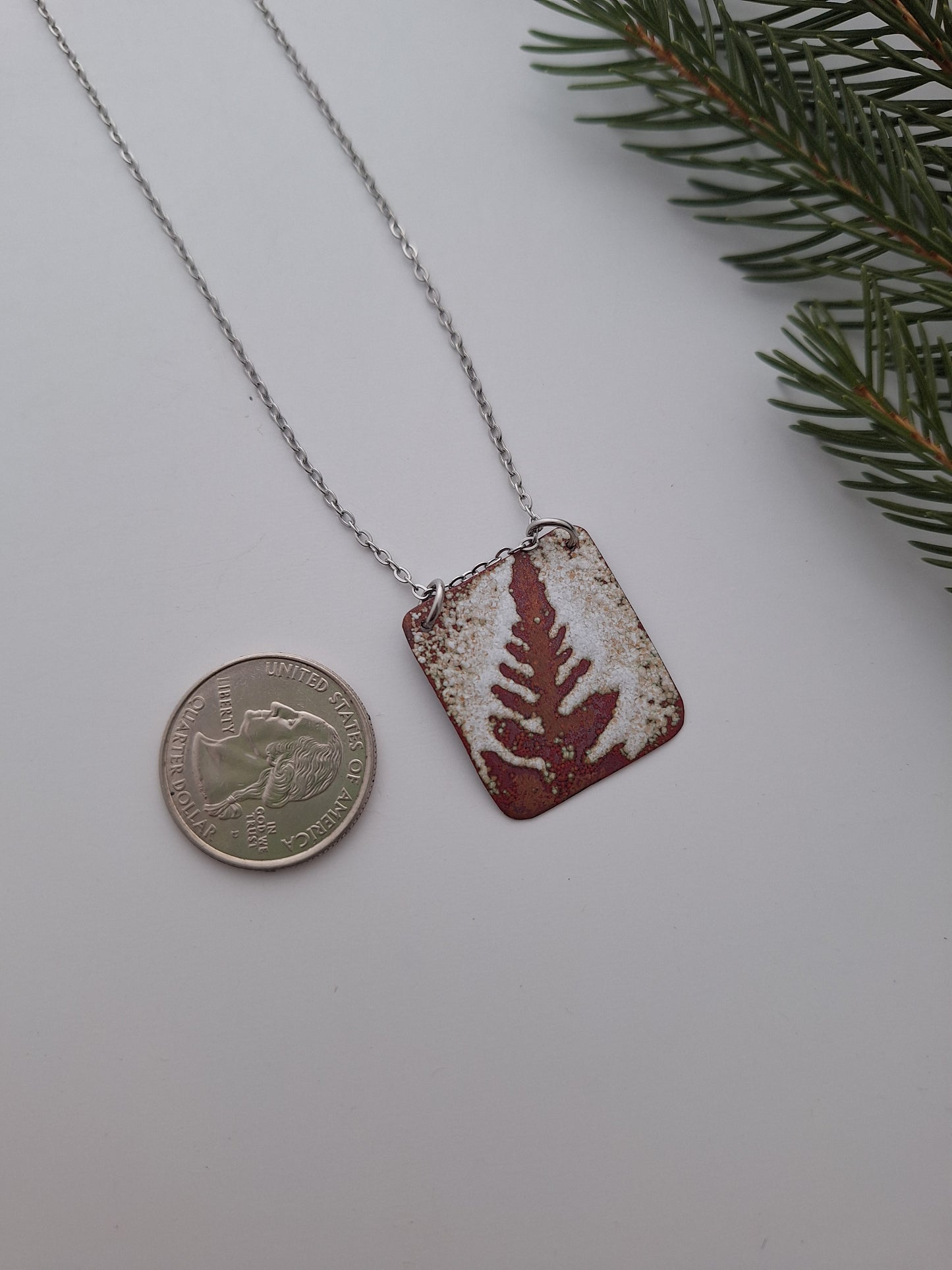 Earthy Fern Necklace