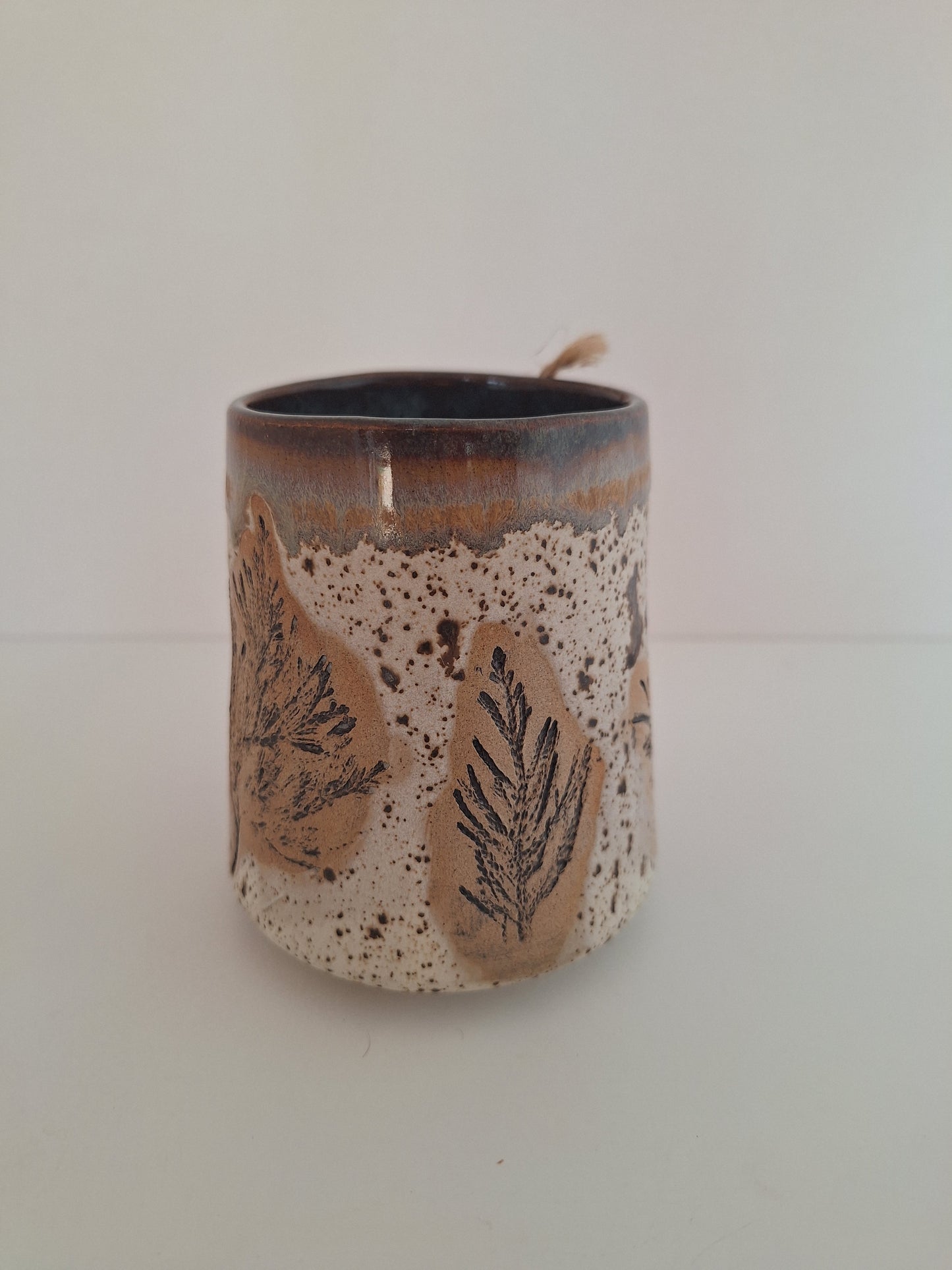 Botanical Tumbler - Juniper - Stemless Wine Cup, Mulled Cider, Cocktail