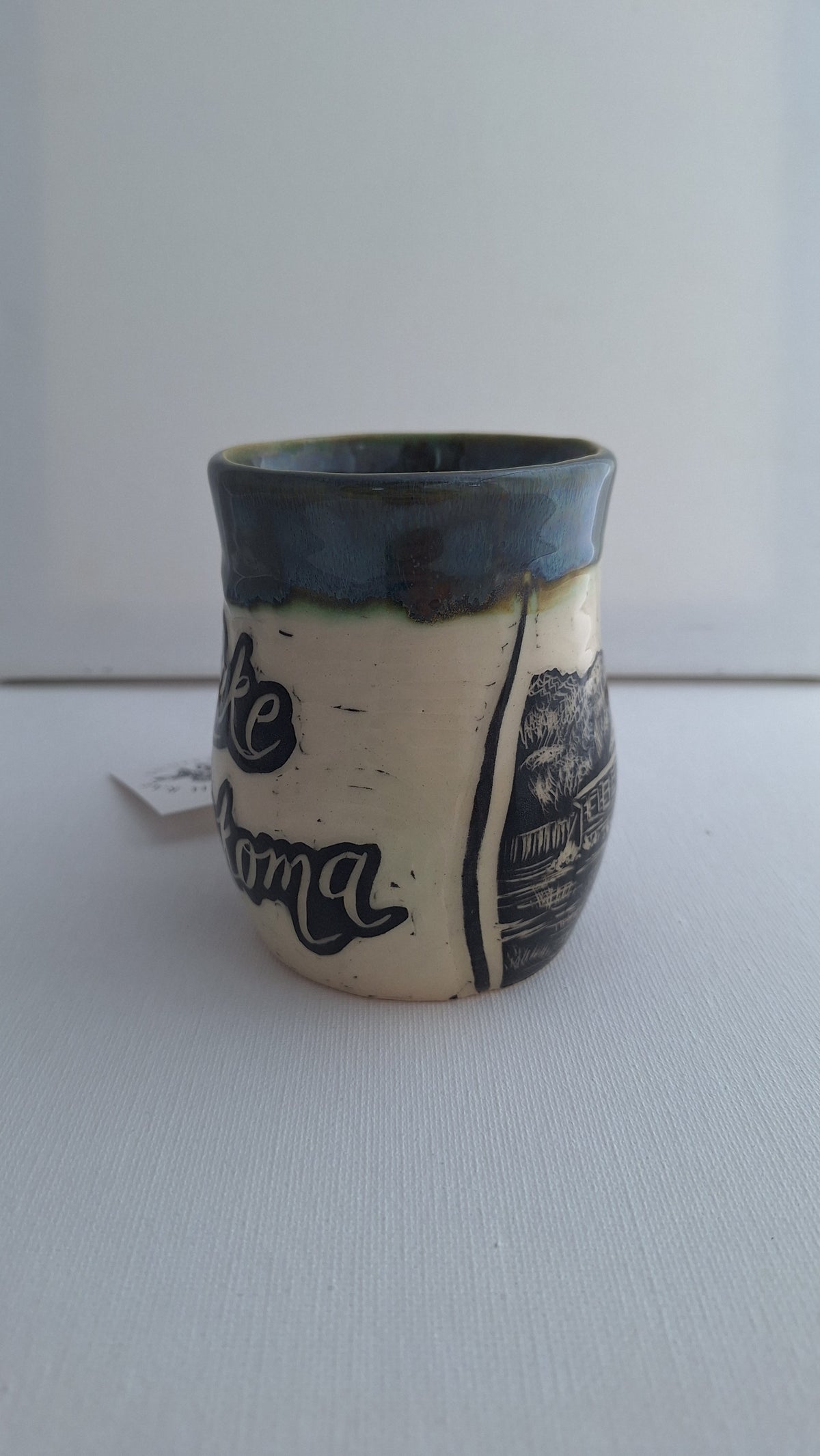 *PRE-ORDER* Lake Mokoma Mug - Hand-carved sgraffito