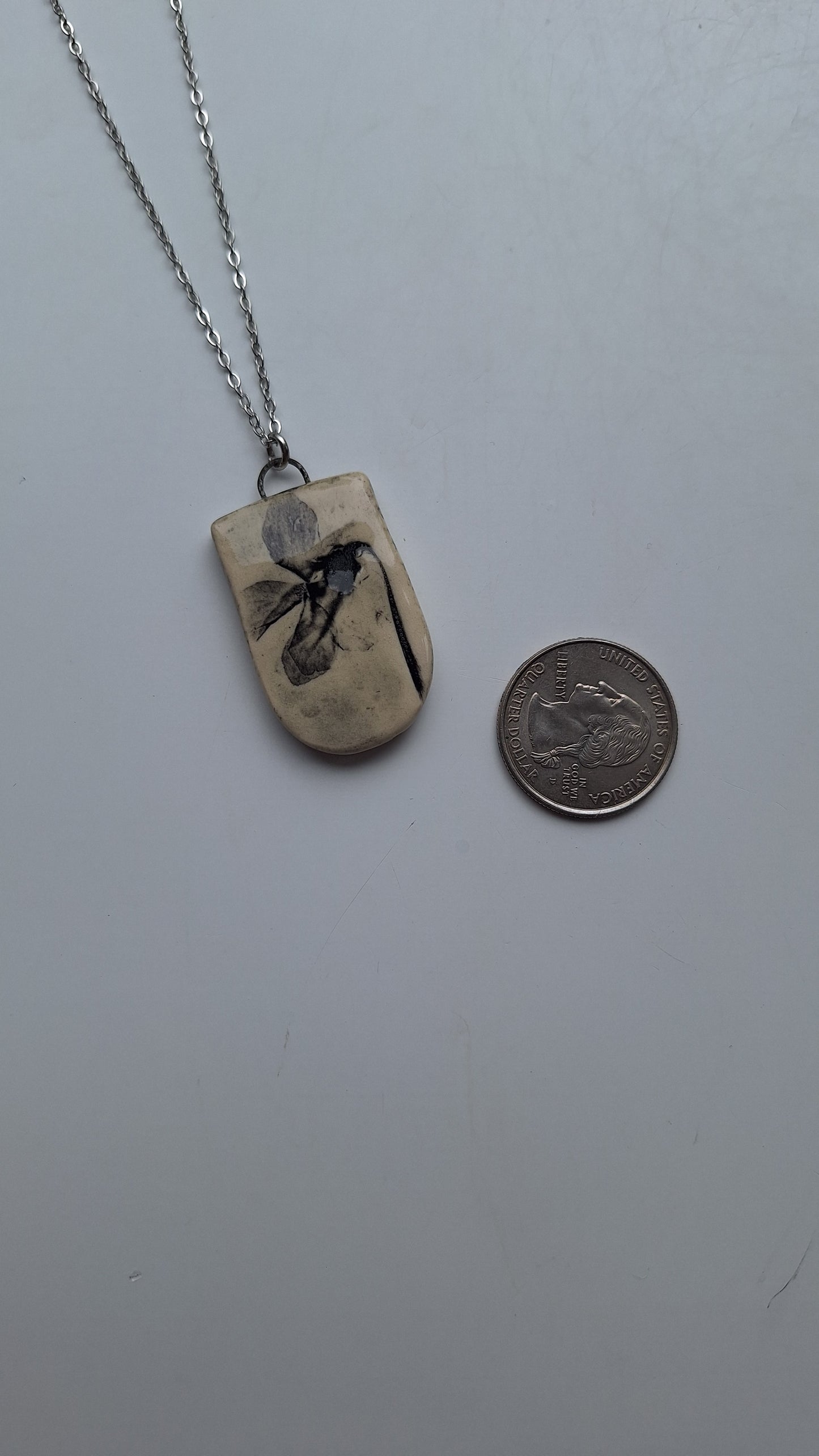 Wild Violet Ceramic Necklace