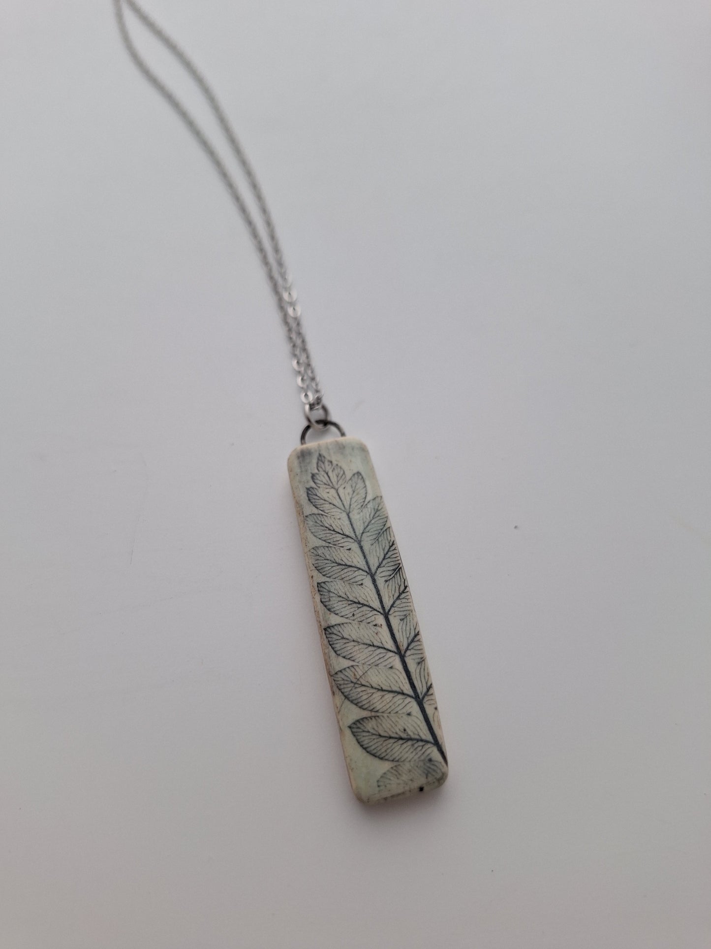 Fern Ceramic Necklace