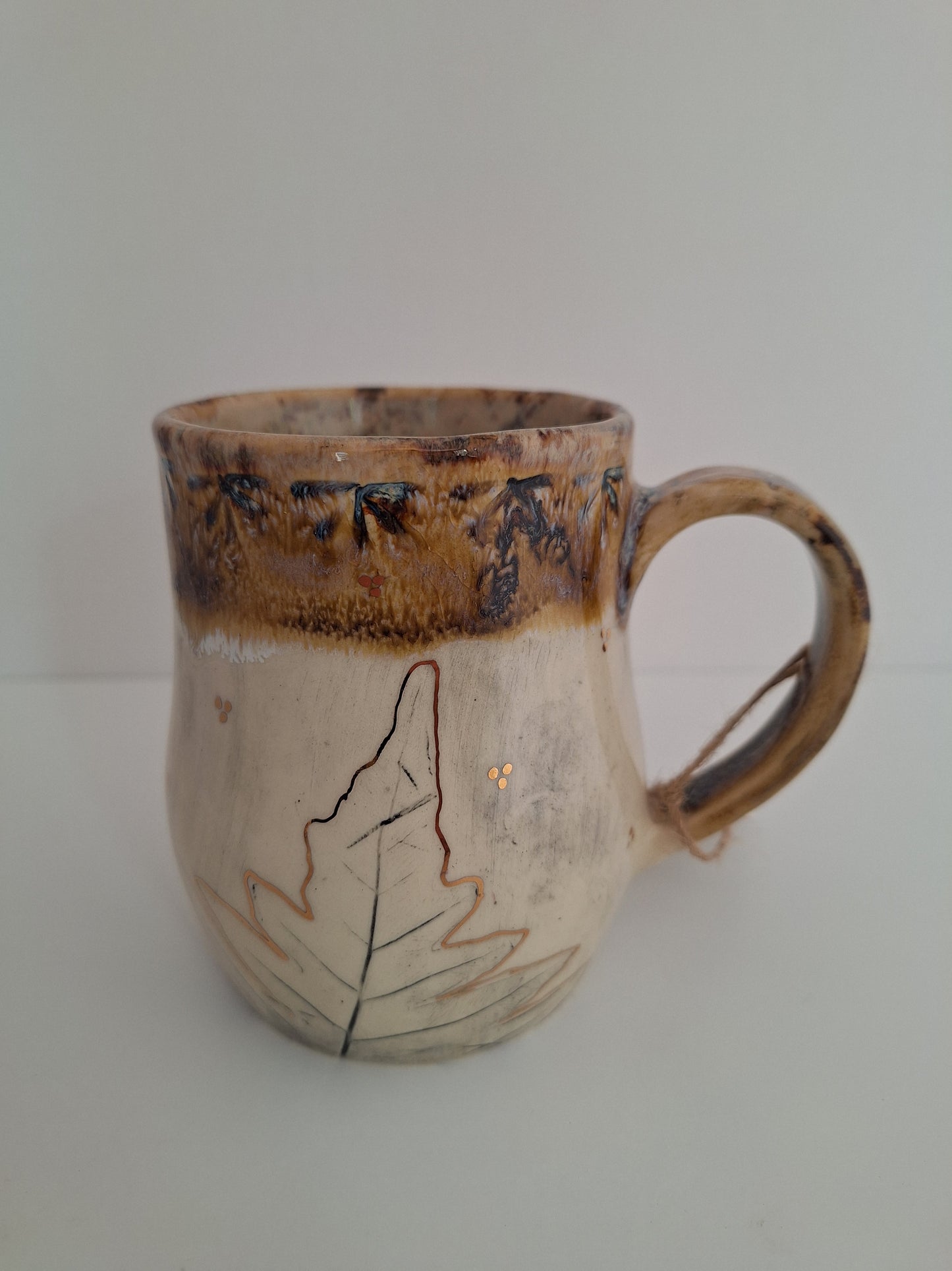 Gold Fern Mug
