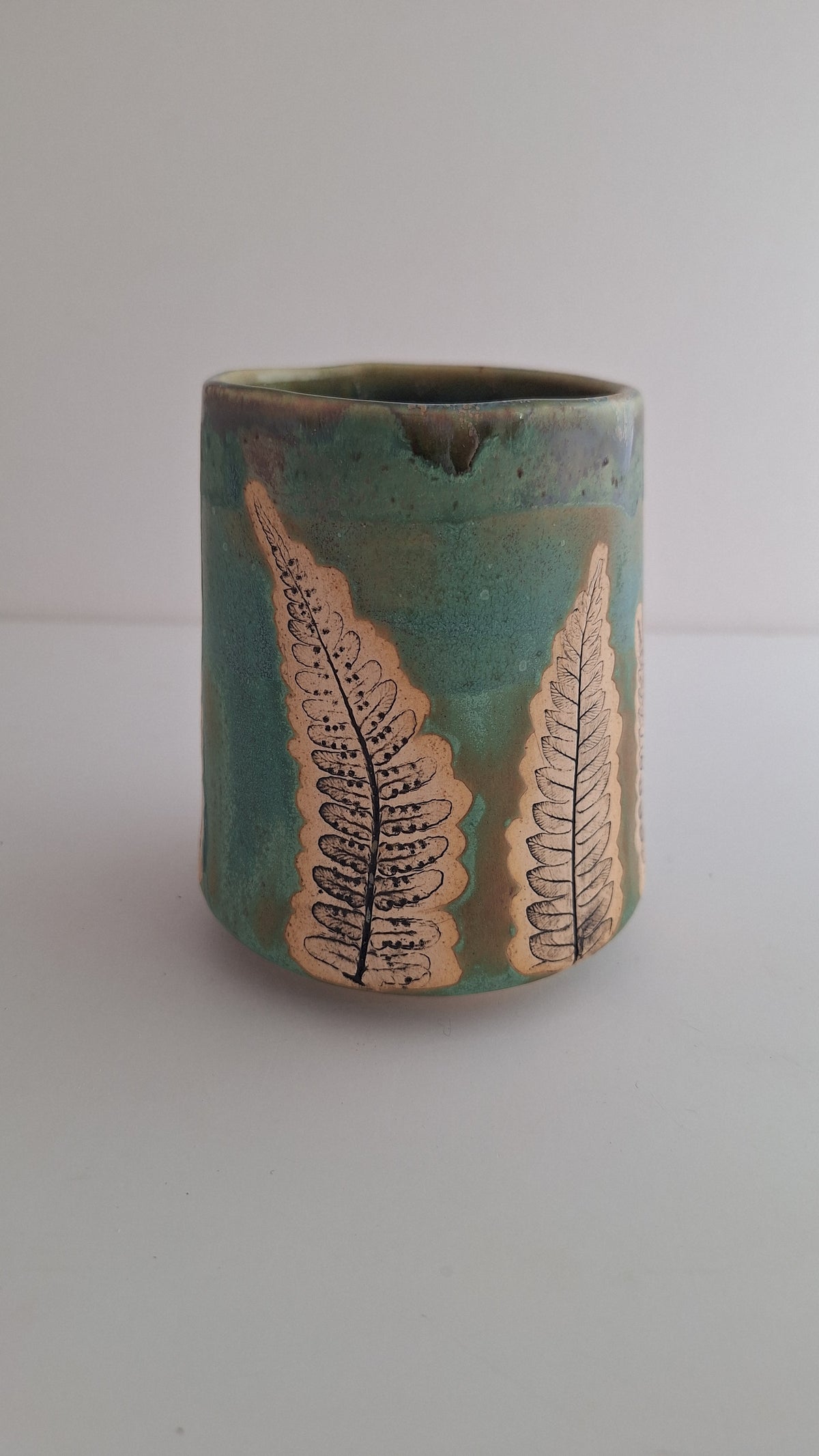 Fern Tumbler - Botanical imprint