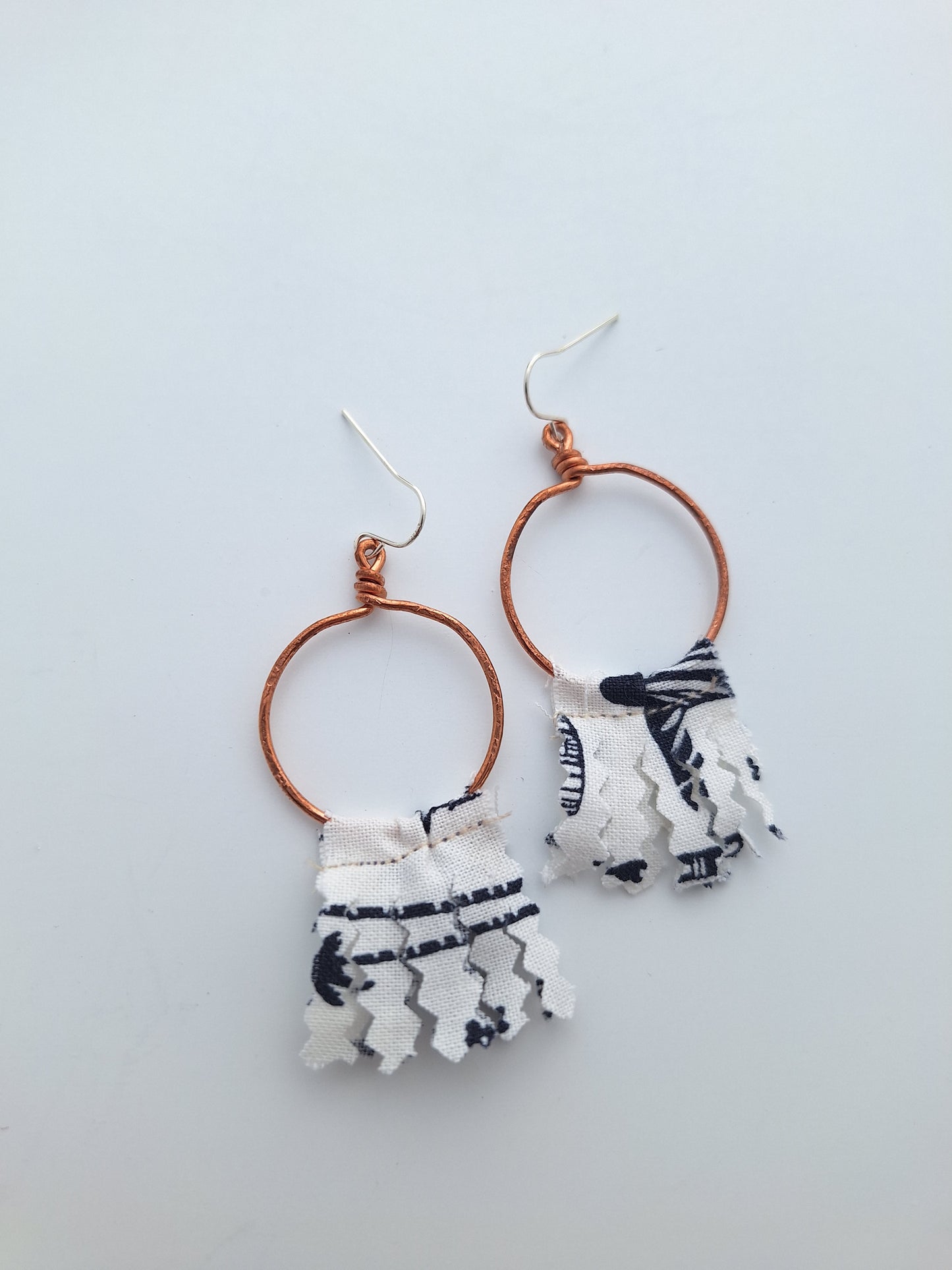 Fringe Hoop Earrings