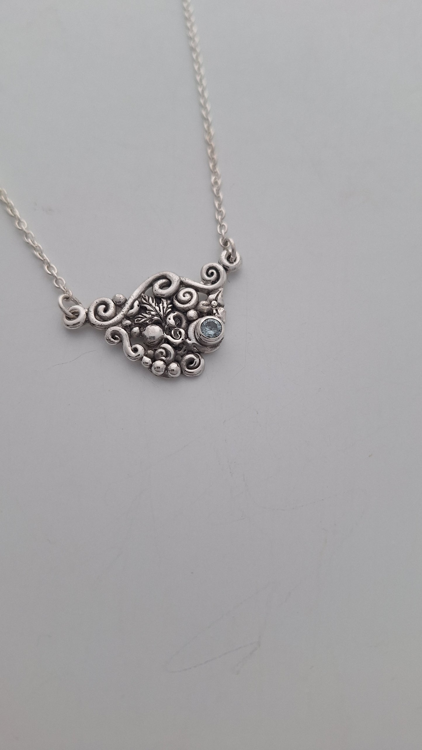 Sterling Silver Sugar Maple Leaf Necklace — One of a Kind Botanical Pendant