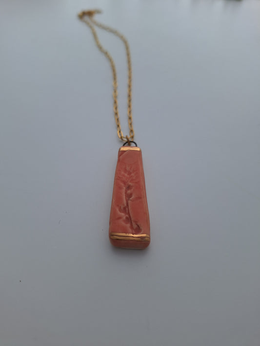 Wild Flora Ceramic Necklace