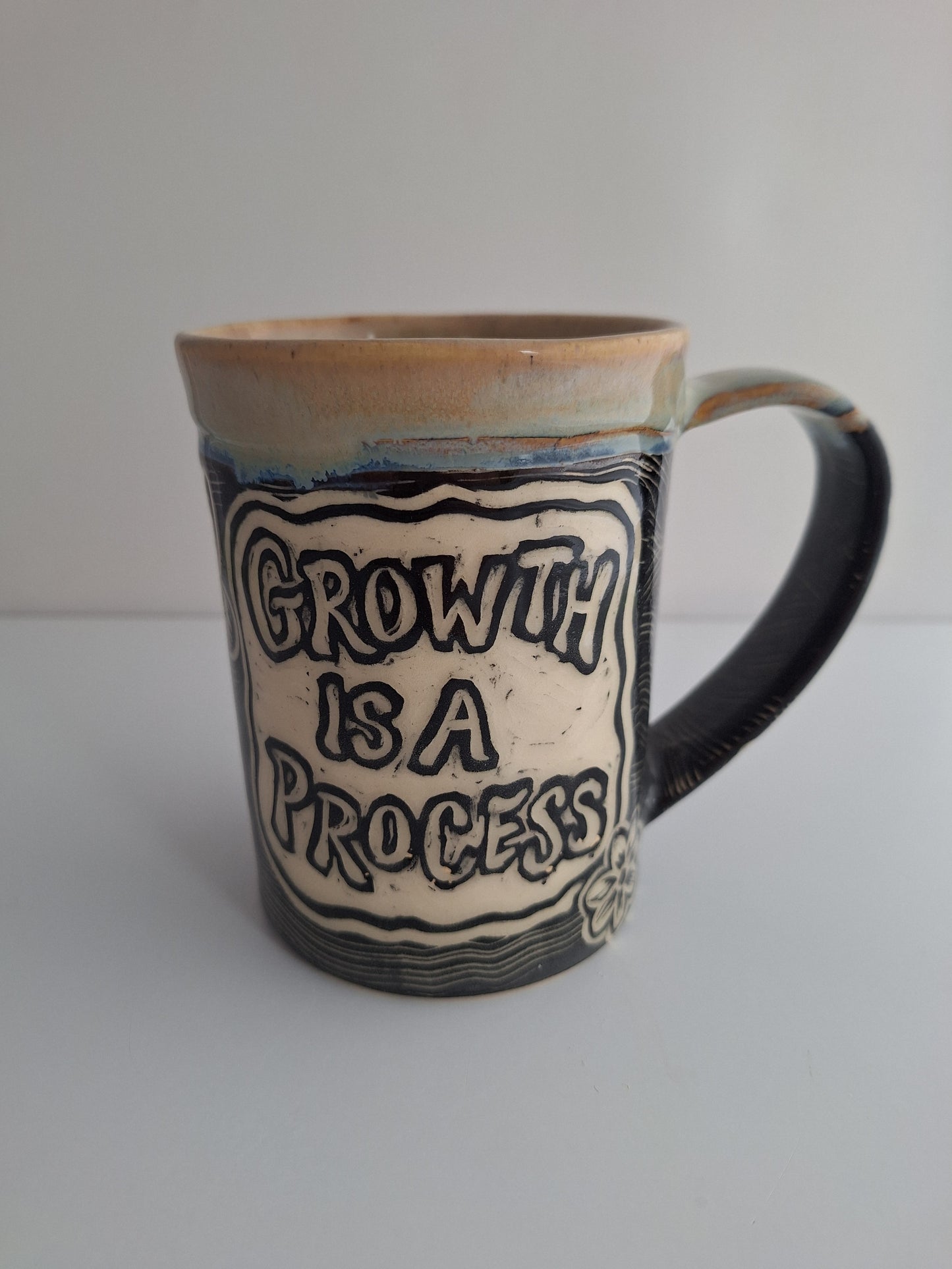 Hand-carved Growth Mug