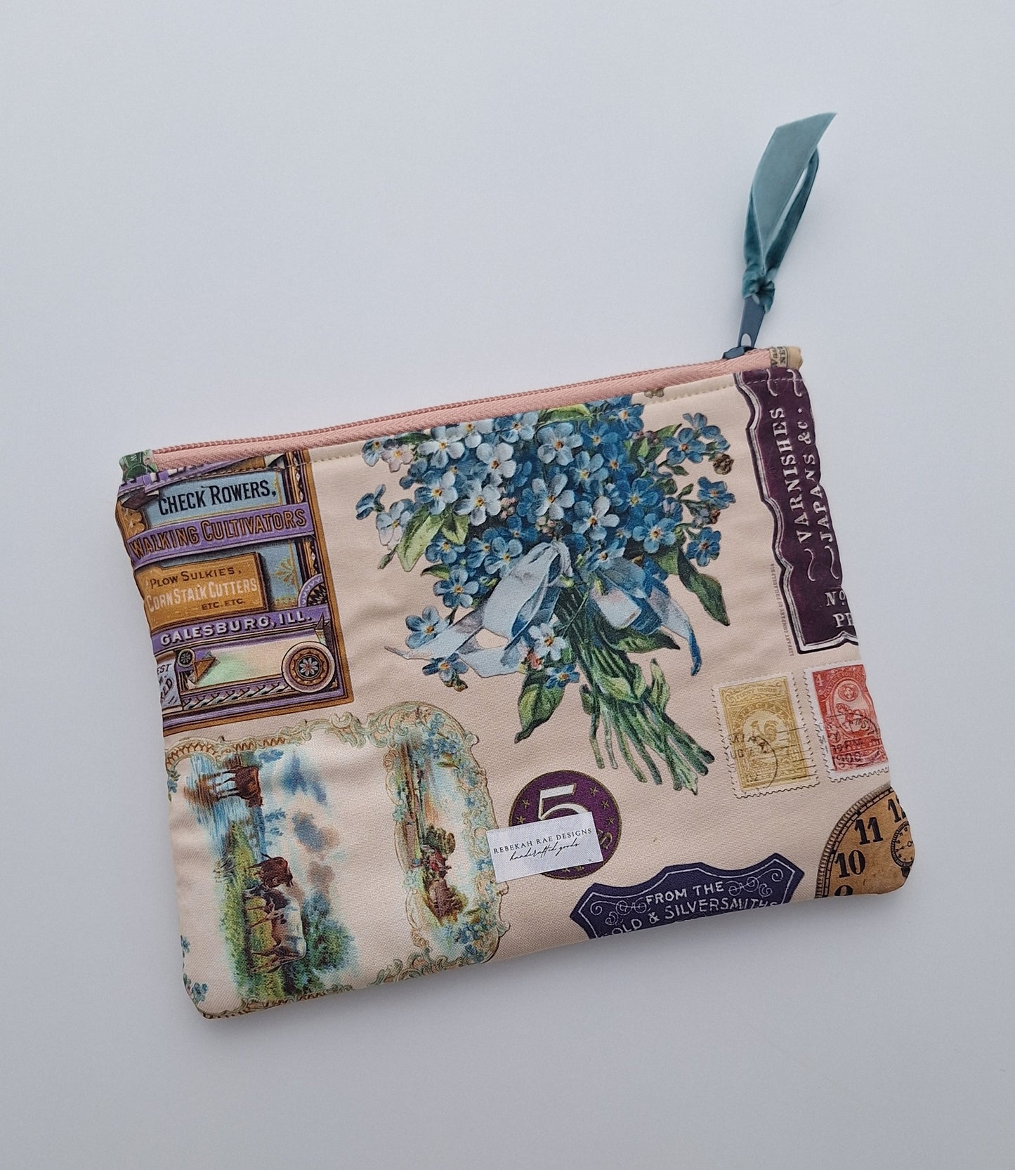 Heirloom Yo-yo Zipper Pouch