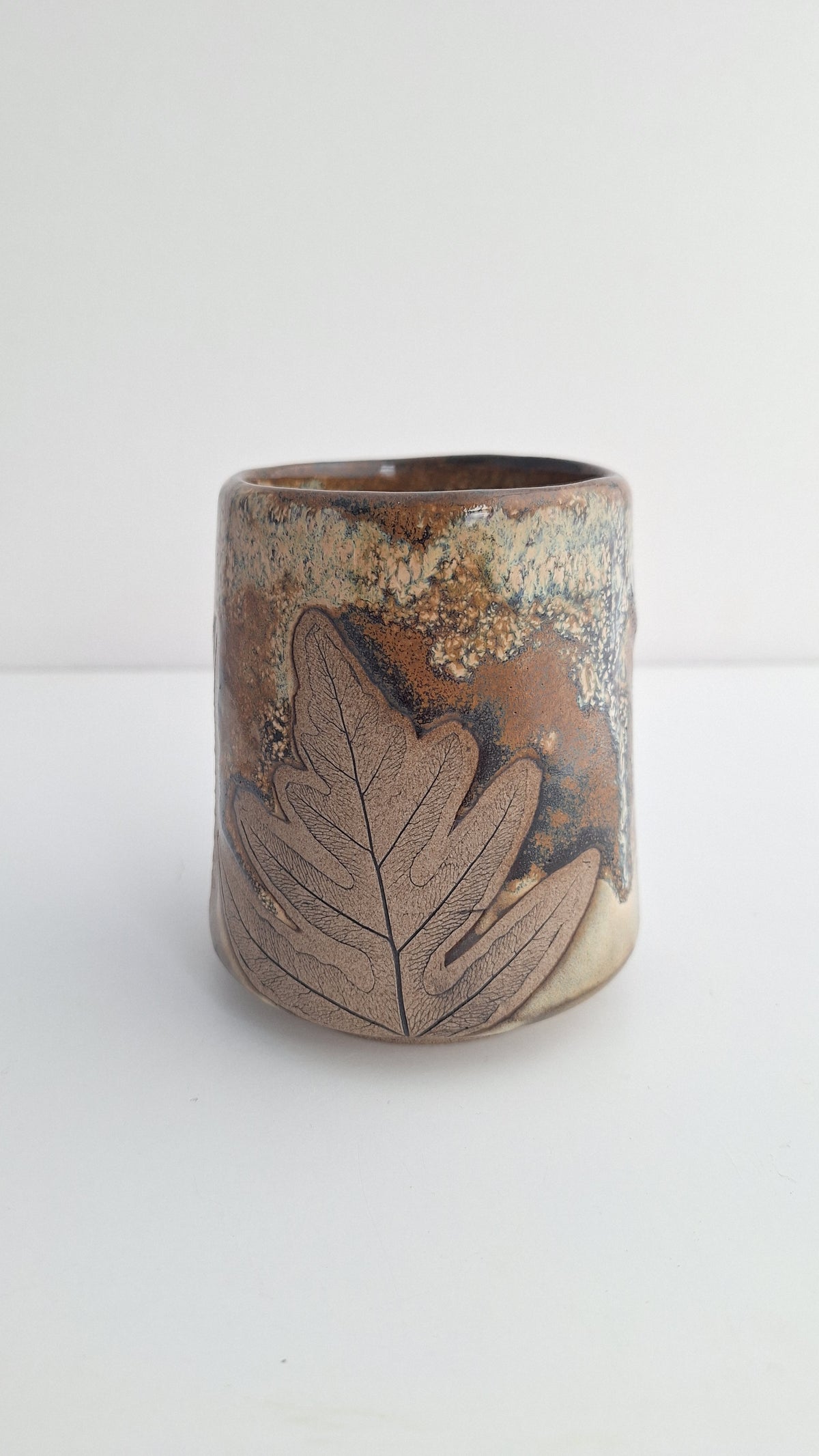 Fern Tumbler - Botanical imprint