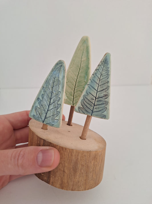 Fern Tree - triple - 5.5"