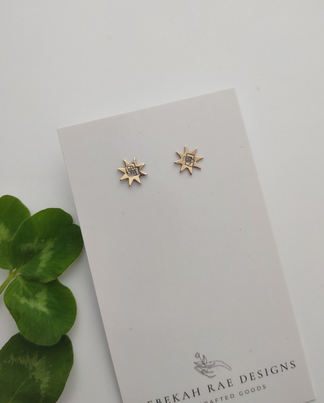 Sawtooth Star Post Earrings