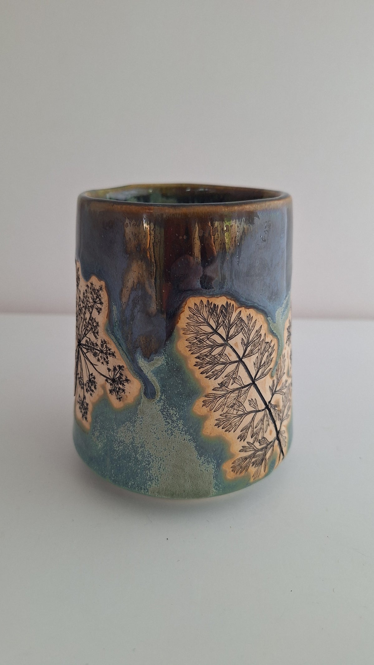 Queen Anne's Lace Tumbler - Botanical imprint
