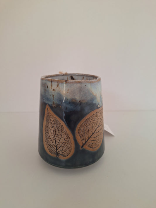 Botanical Tumbler - Coleus - Stemless Wine Cup, Mulled Cider, Cocktail