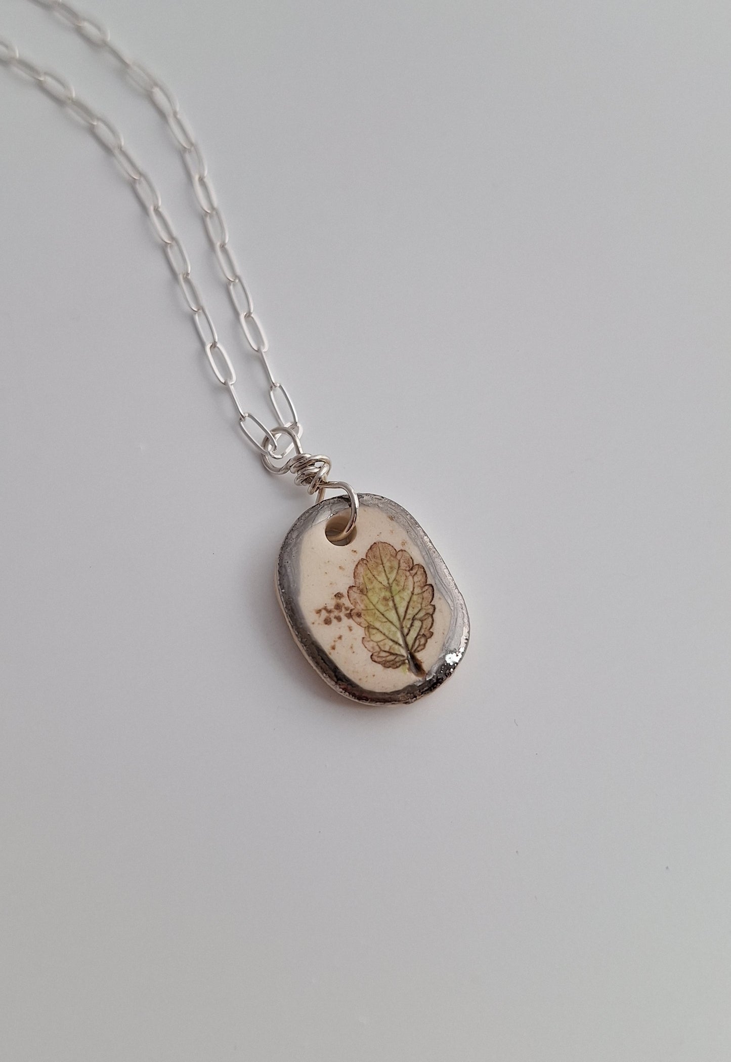 Little Coleus Necklace - Ceramic