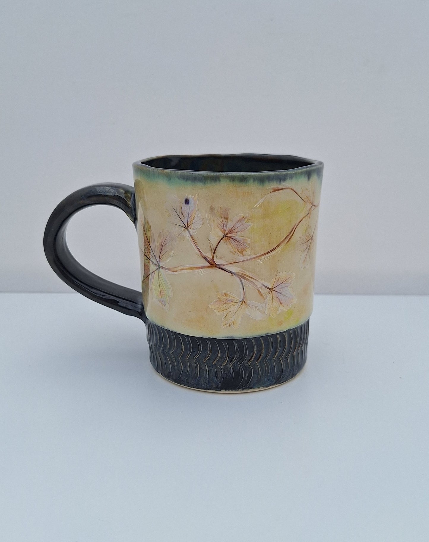 Wild Strawberry Leaf Mug