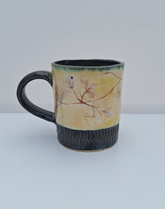 Wild Strawberry Leaf Mug