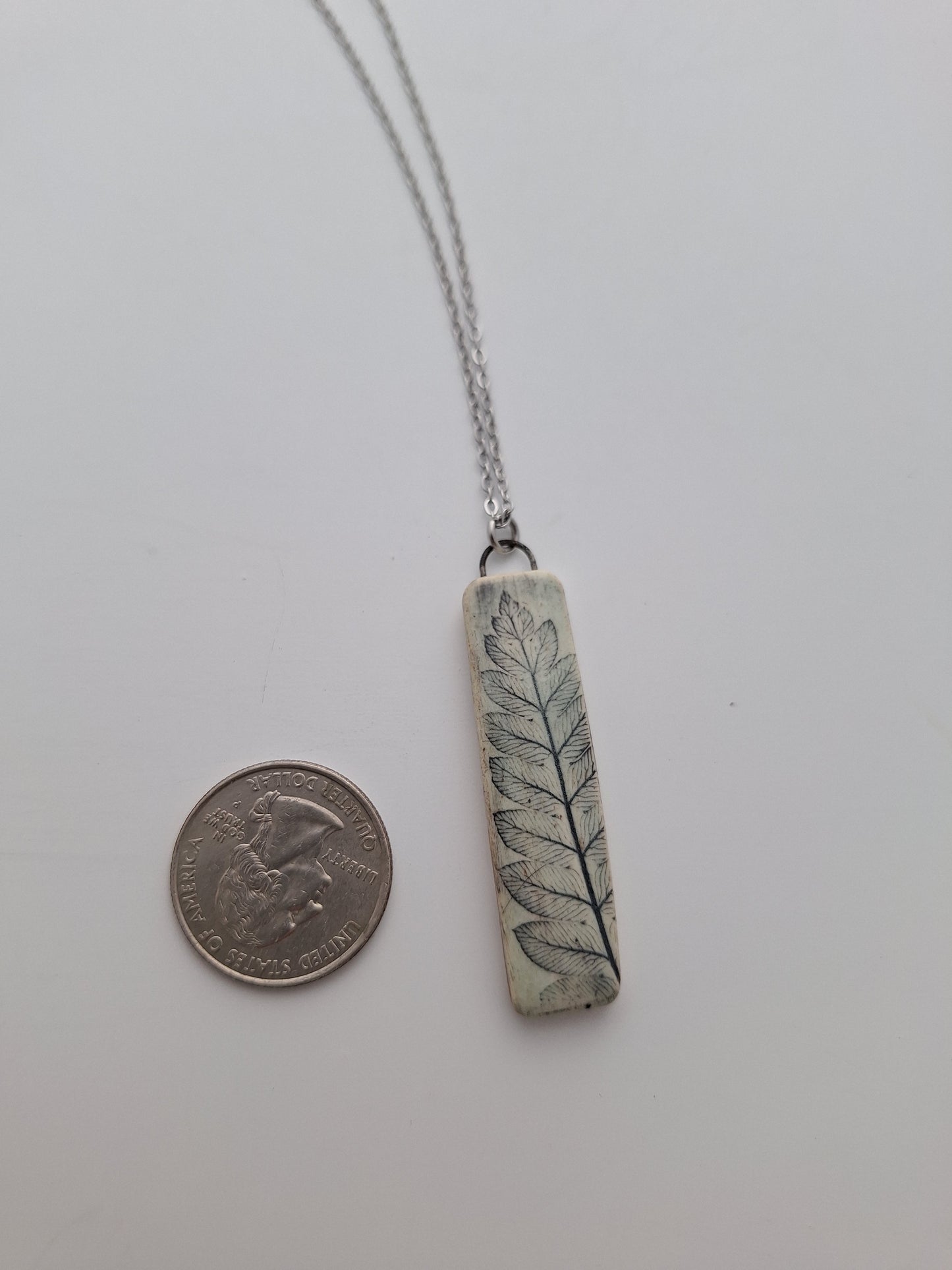 Fern Ceramic Necklace