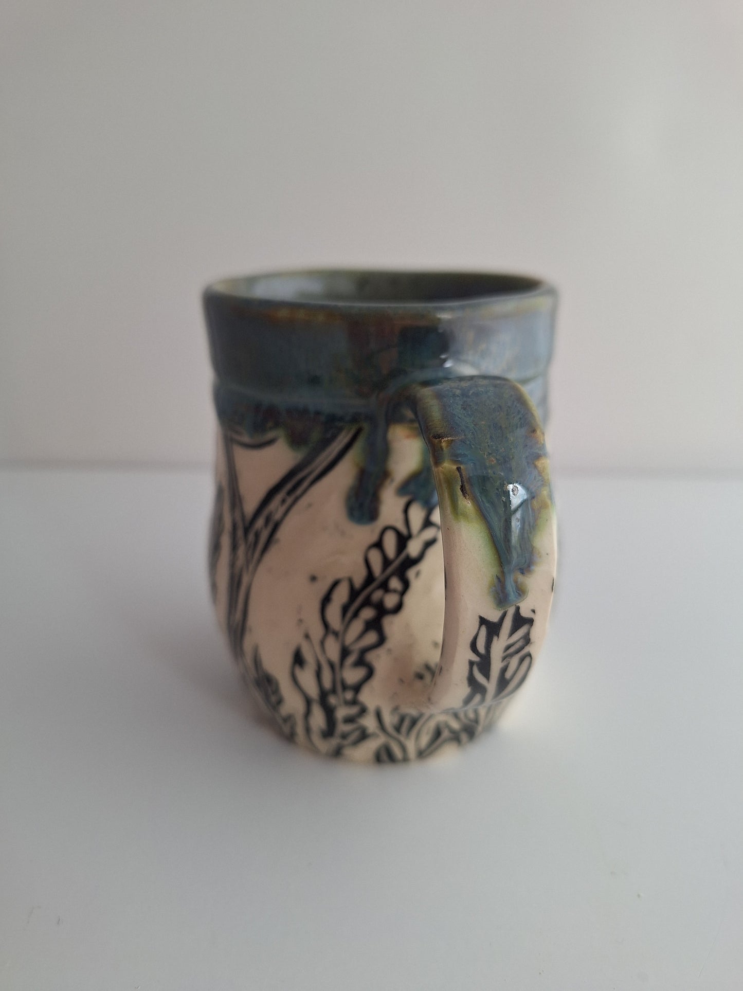 Hand-carved Fish Mug