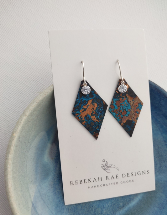 Trailhead Earrings with Gems