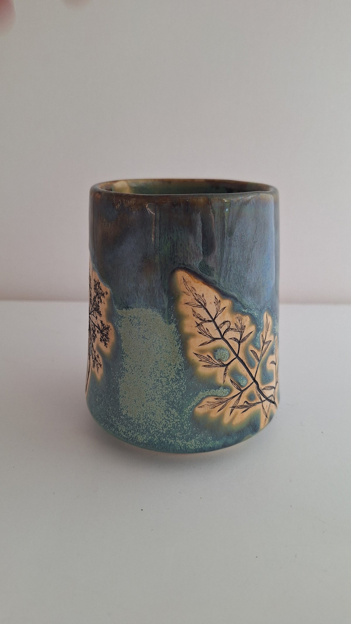 Queen Anne's Lace Tumbler - Botanical imprint
