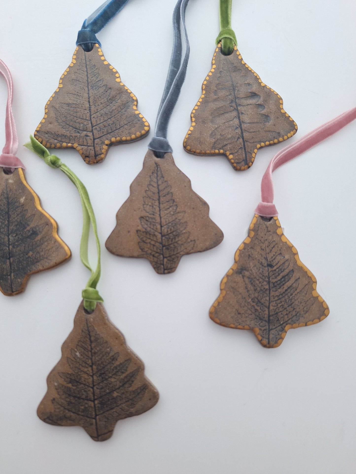 Fern Tree Ornaments - Brown