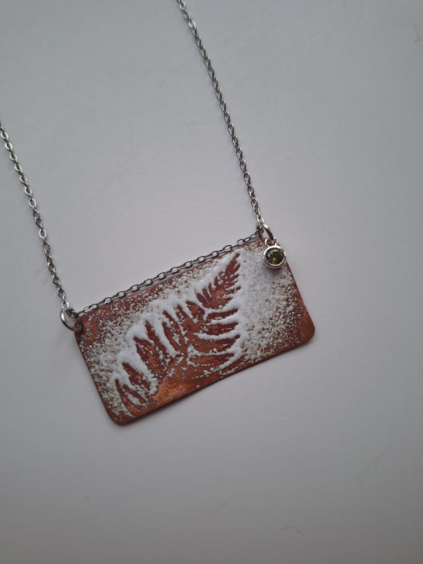 Earthy Fern Necklace