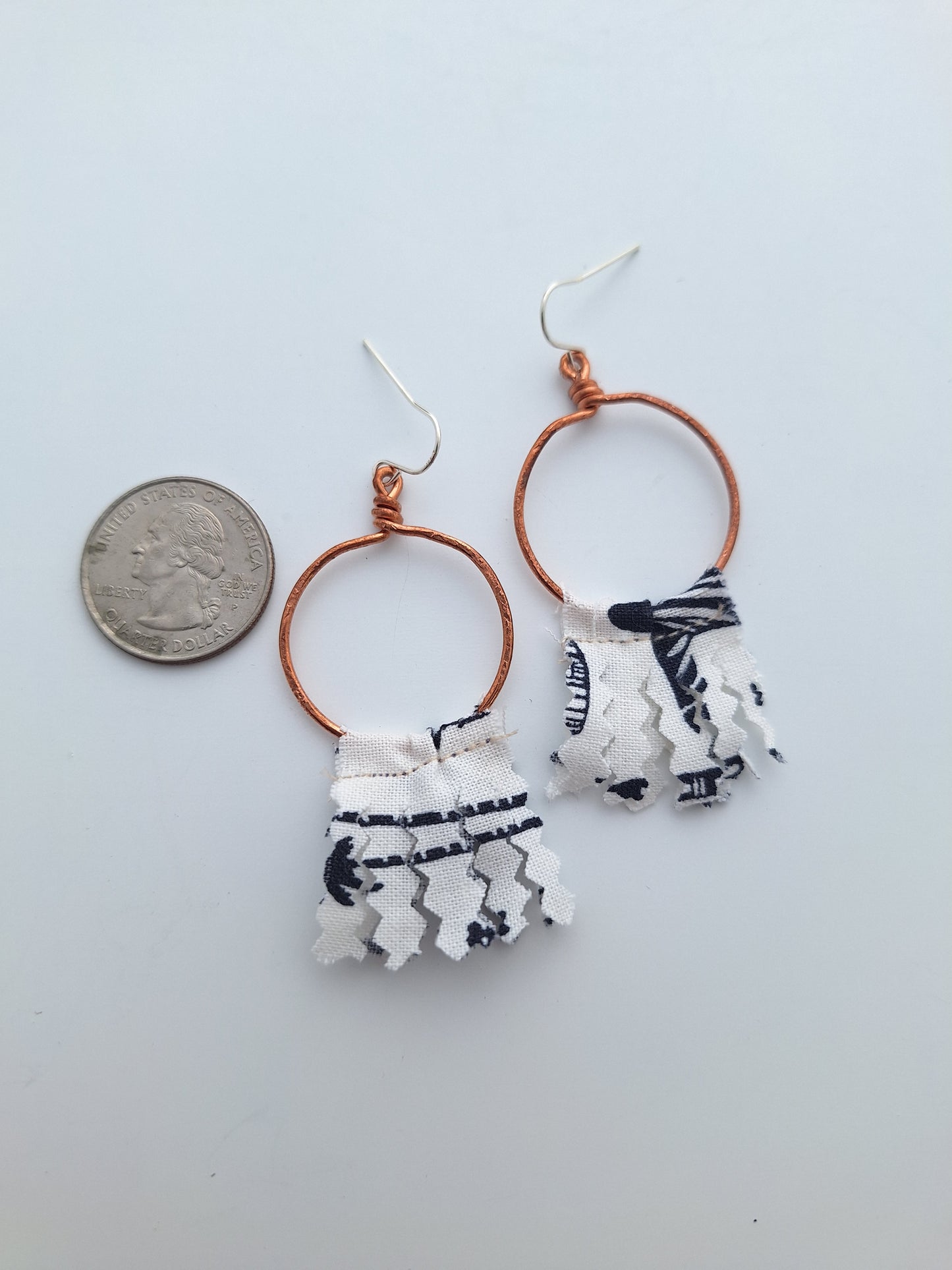 Fringe Hoop Earrings